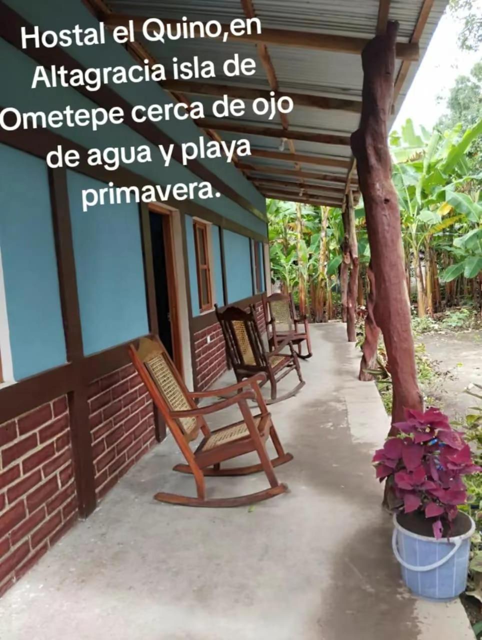 Hostel El Quino Ometepe Altagracia Kültér fotó